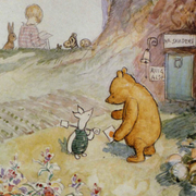 Classic Winnie the Pooh with Piglet and Christopher Robin