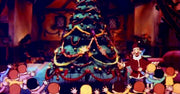 List of 5 retro animated Christmas specials and films. Included is a still from the cartoon Christmas Comes But Once a Year
