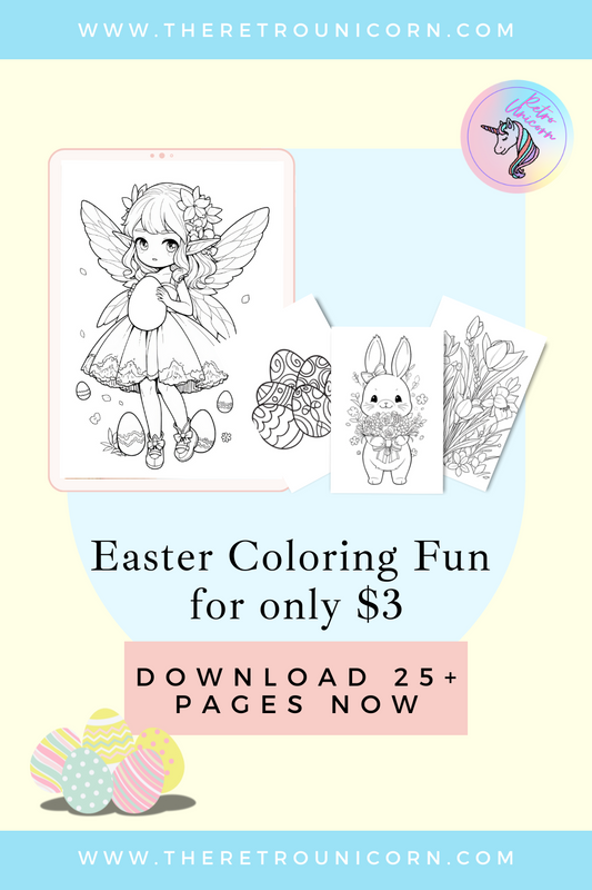 Printable Easter Coloring Book [Digital Product]
